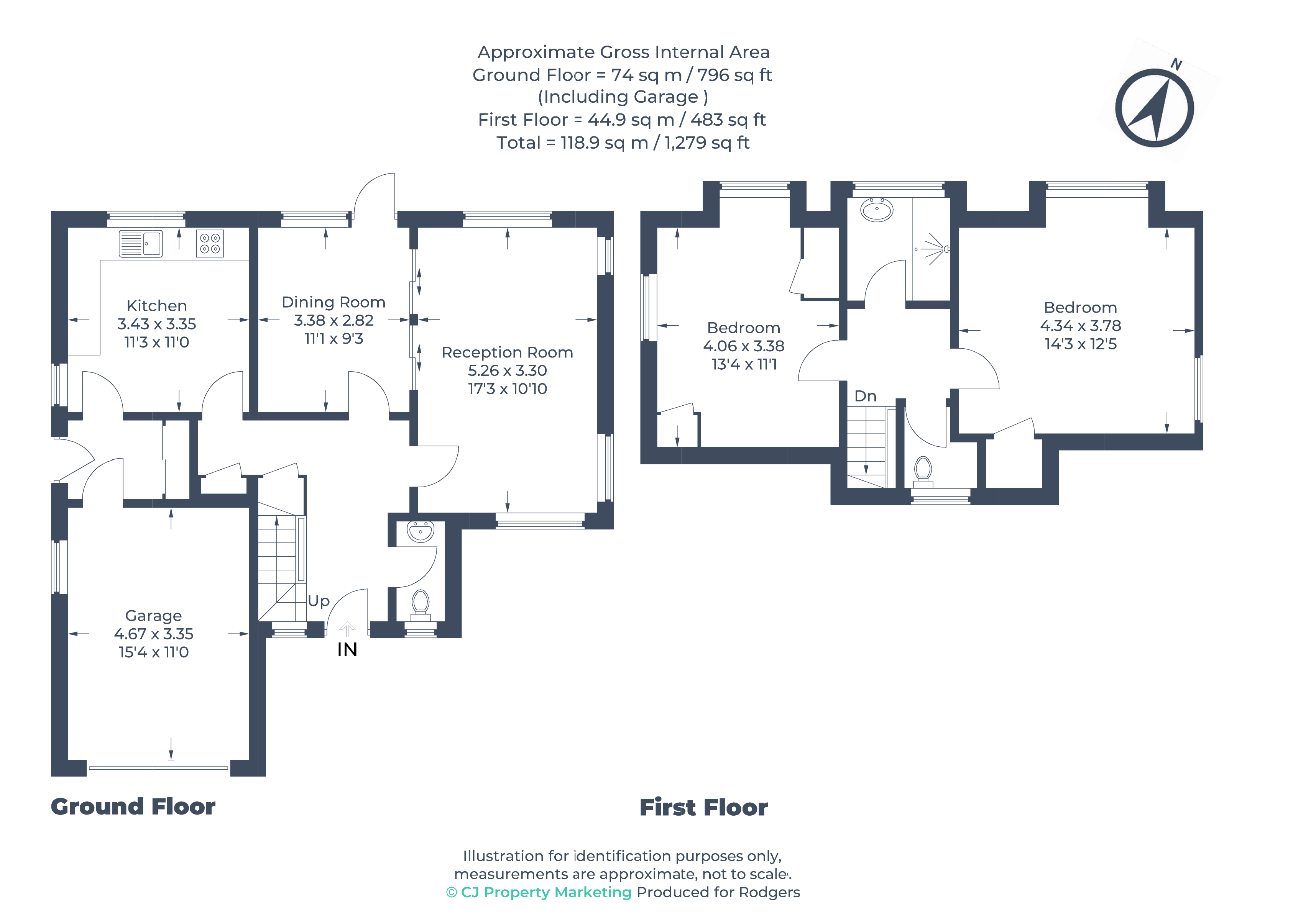 Floorplans For Foxdell Way, Chalfont St Peter, Buckinghamshire