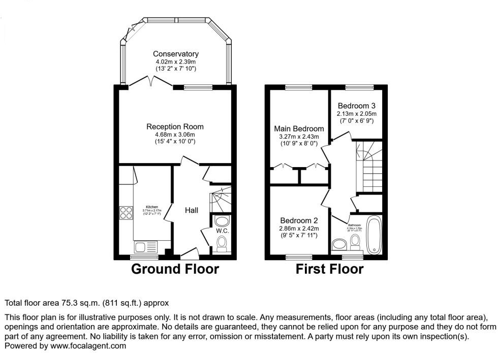 Floorplans For Grassingham End, Chalfont St Peter, Bucks.