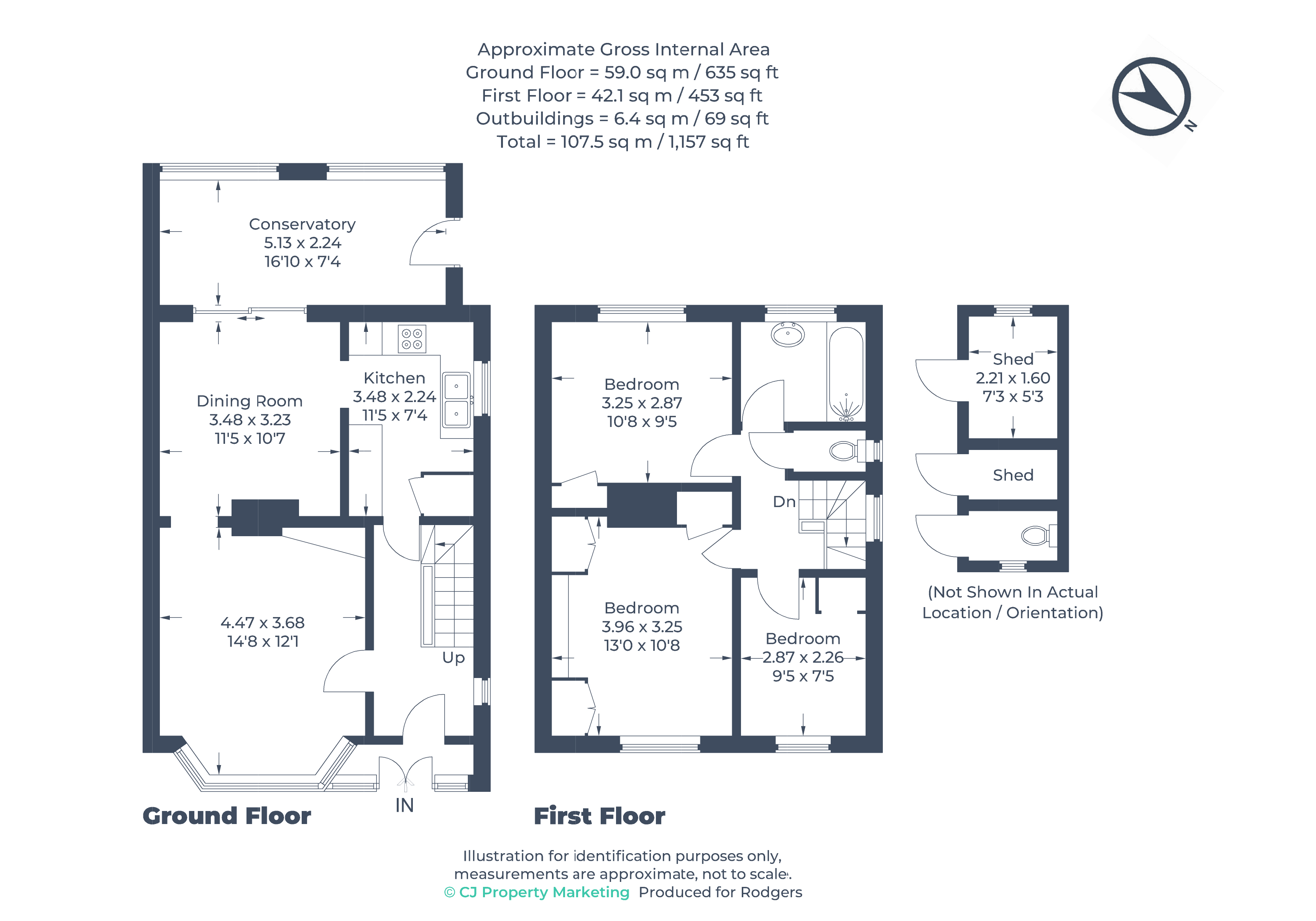 Floorplans For St Marys Road, Harefield, Middlesex