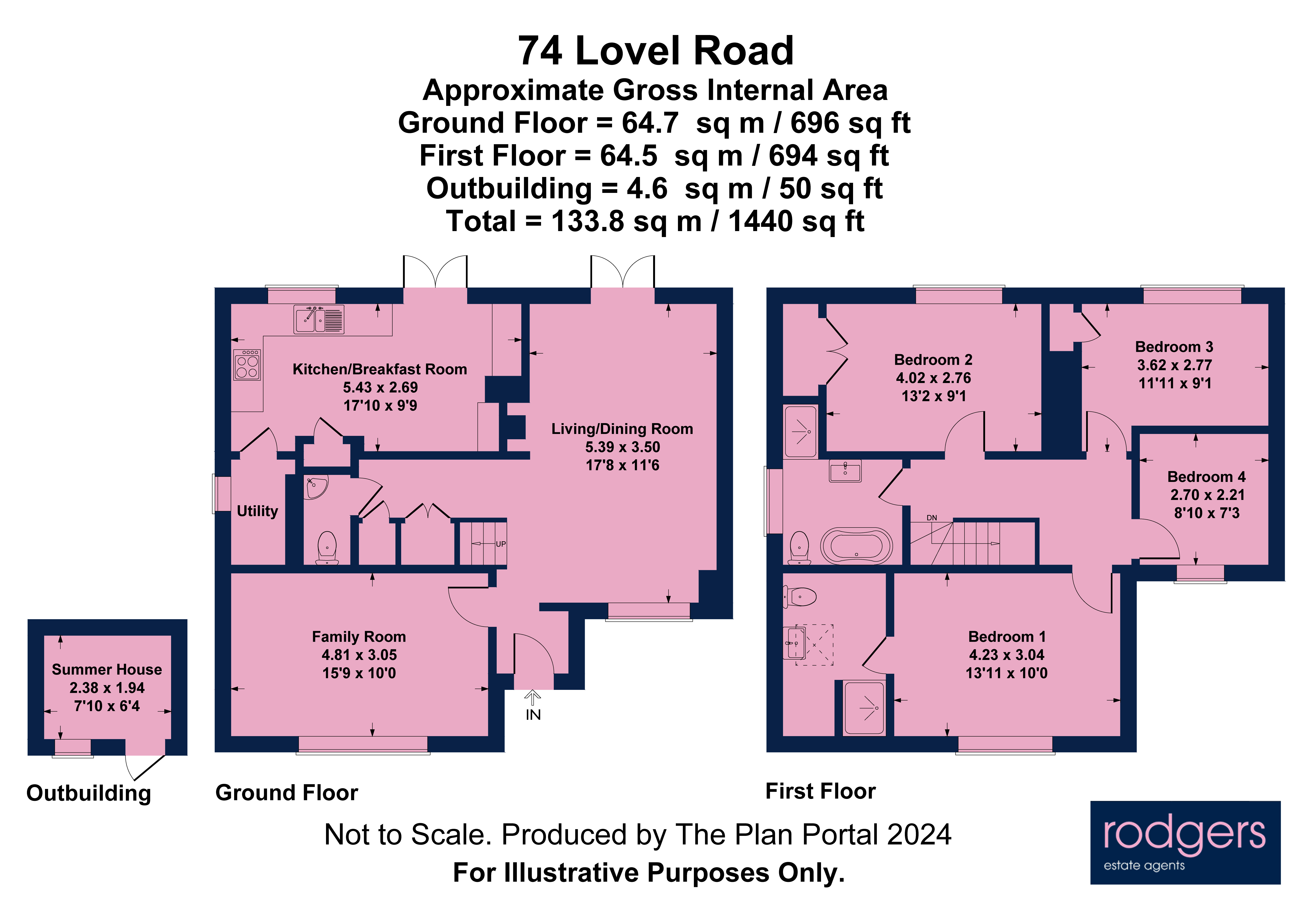Floorplans For Lovel Road, Chalfont St Peter, Buckinghamshire