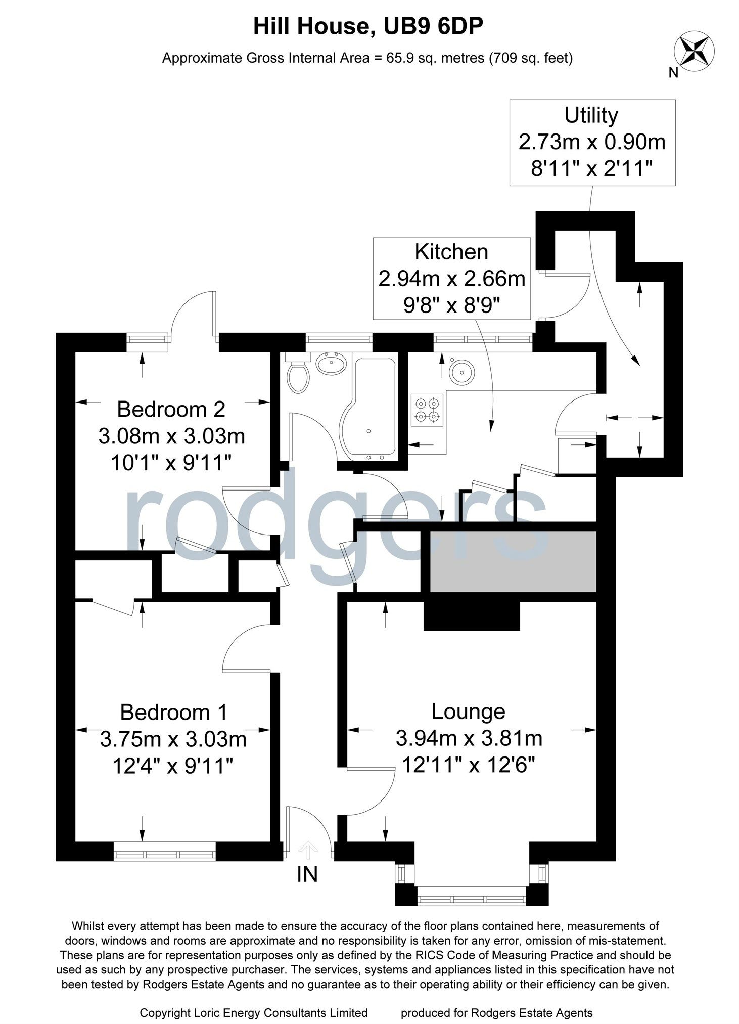 Floorplans For Church Hill, Harefield, Middlesex