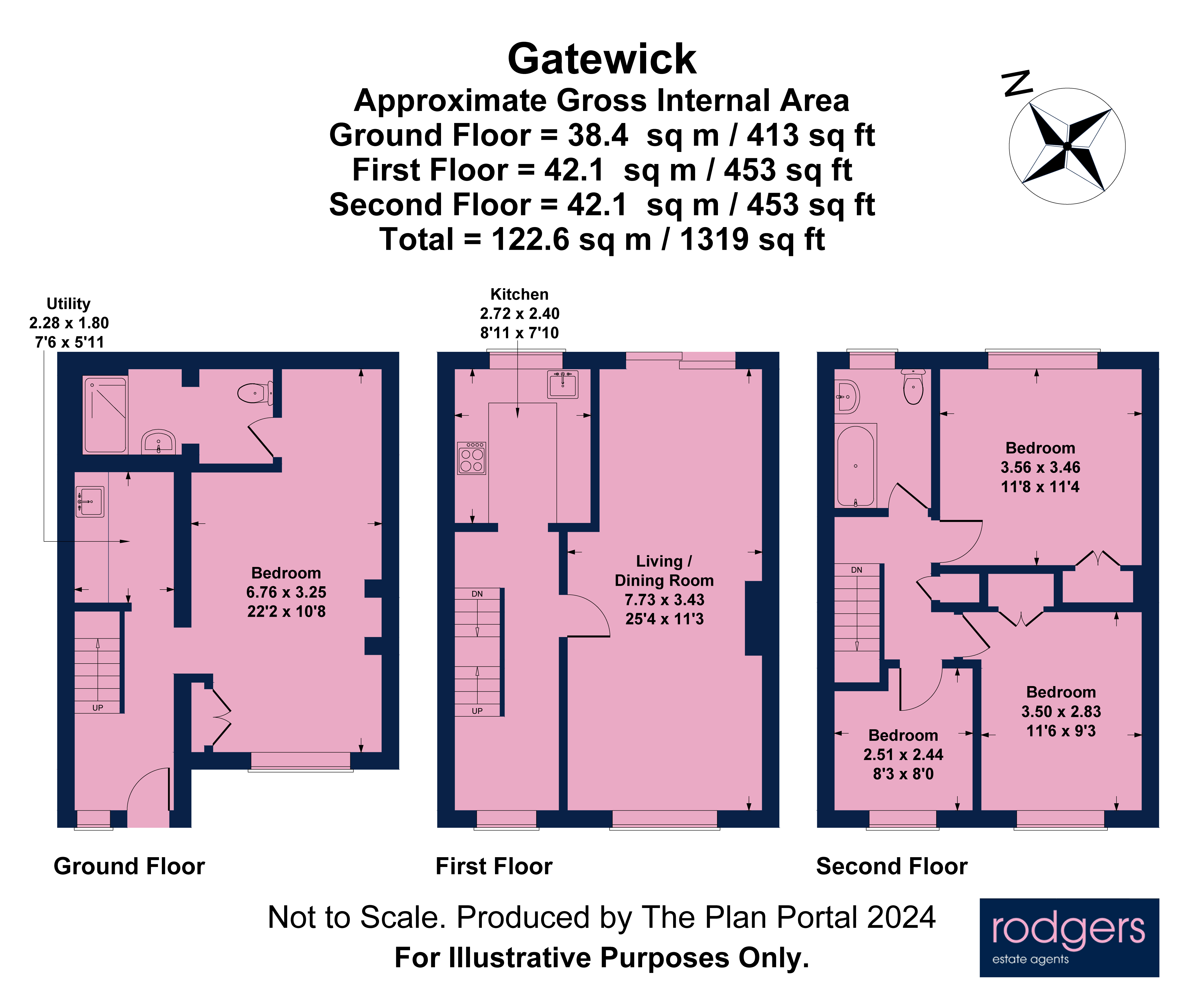Floorplans For Gravel Hill, Chalfont St Peter, Buckinghamshire