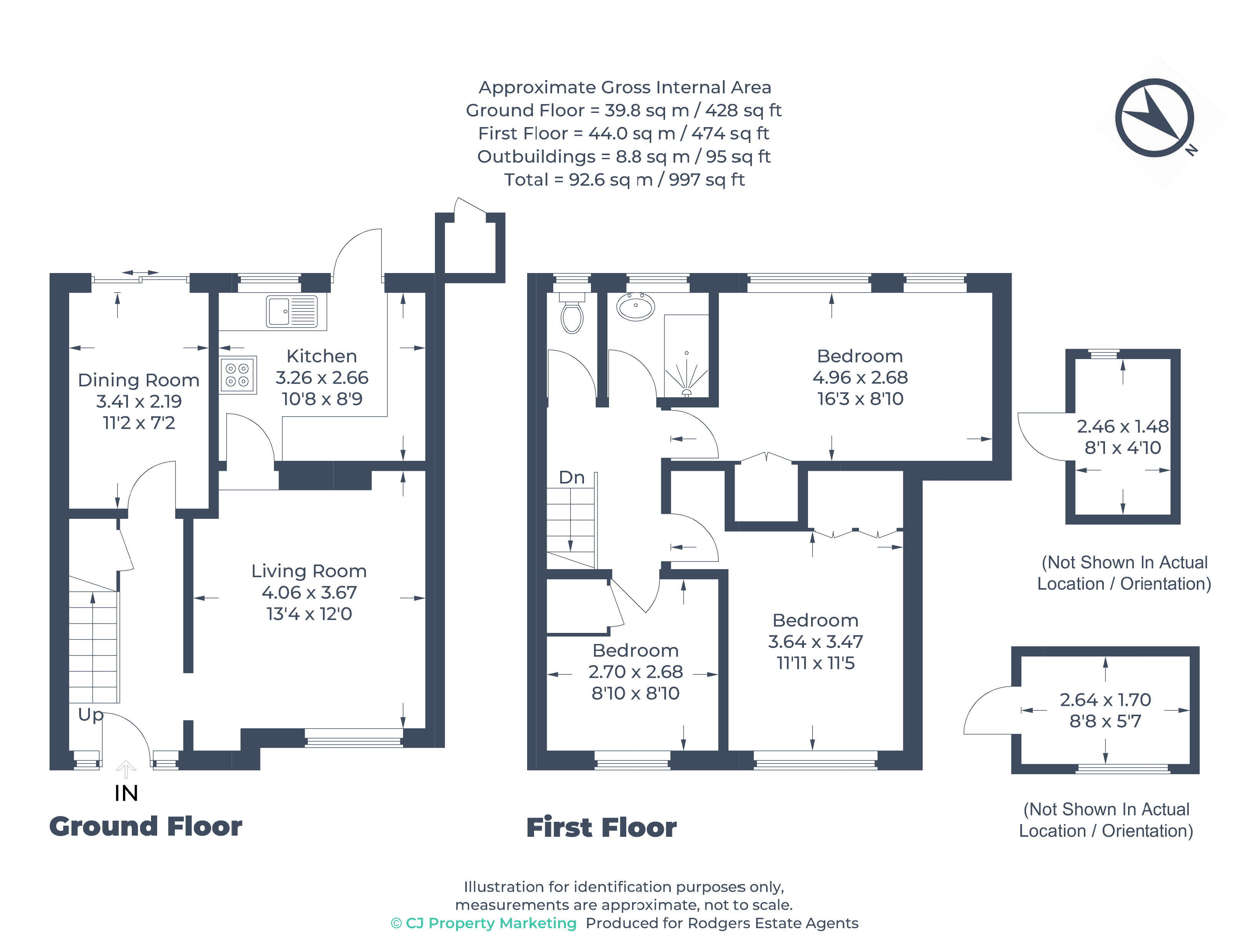 Floorplans For Ash Close, Harefield, Middlesex