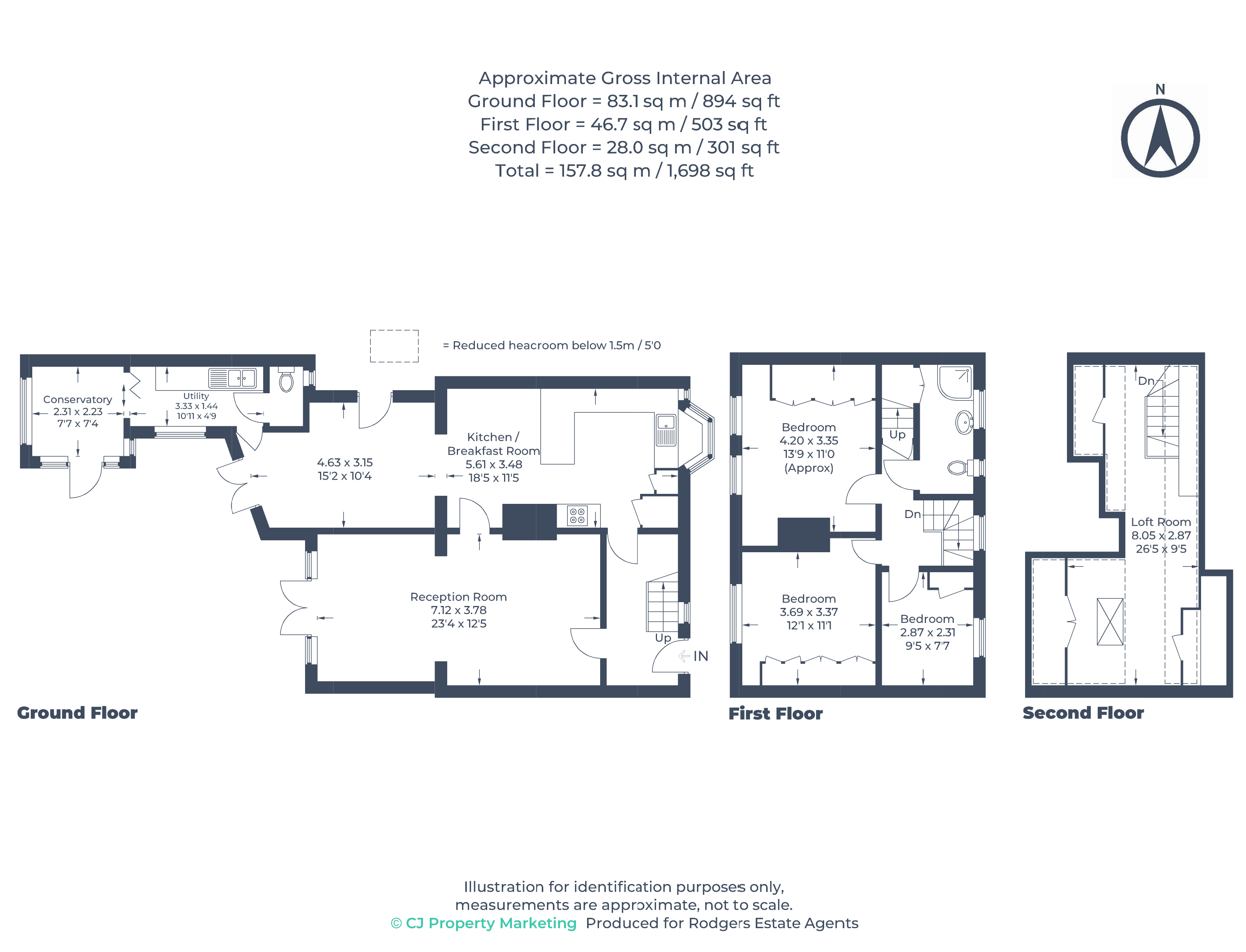 Floorplans For St Marys Road, Harefield, Middlesex