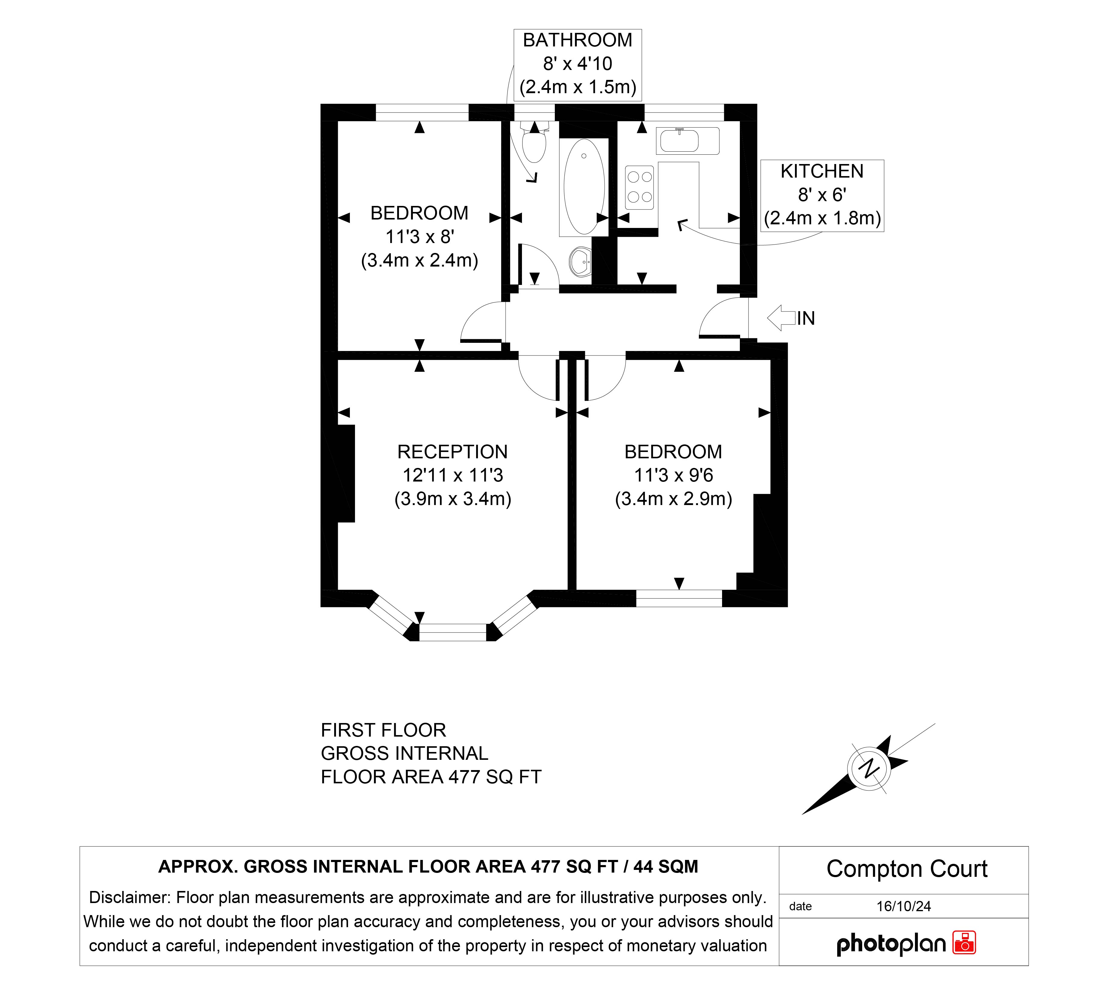 Floorplans For Victoria Crescent, London